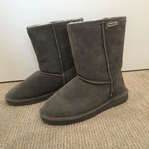 Bearpaw Charcoal Short Boots